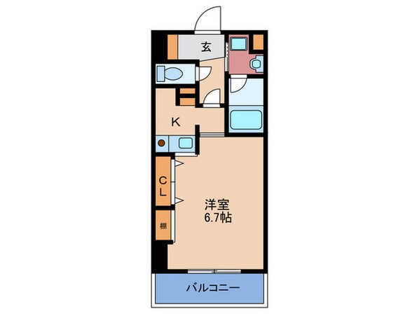 ベルエアーの物件間取画像